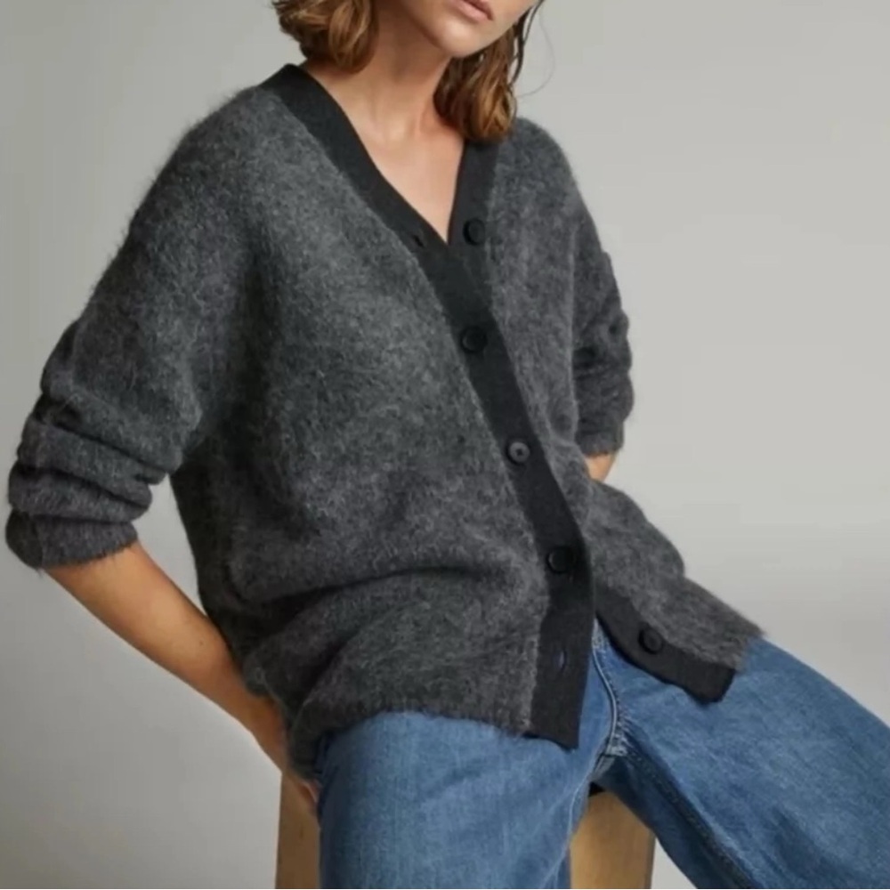 Everlane alpaca/wool oversized cardigan, nwt